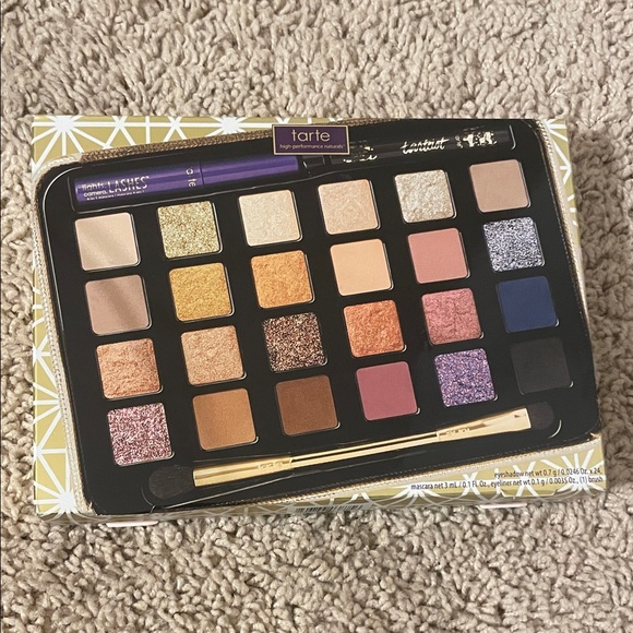 Tarte Eyeshadow Palette - Gold Purple Black and More